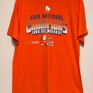 2018 National Champions Clemson Tigers Orange Tee